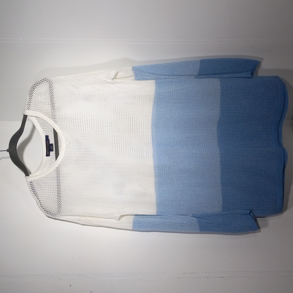 Pendleton Knit Lightweight Tunic Longsleeve Pullo… - image 1